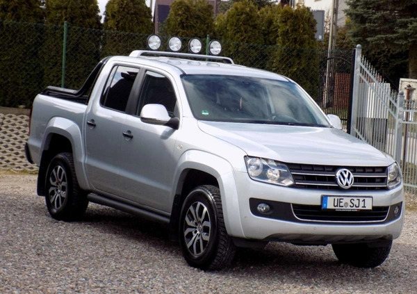 Volkswagen Amarok cena 89999 przebieg: 169999, rok produkcji 2016 z Ciężkowice małe 529